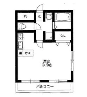 グランドール姫路【3階】の間取り