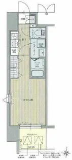 パルティール黒川本通り【1201号室】の間取り