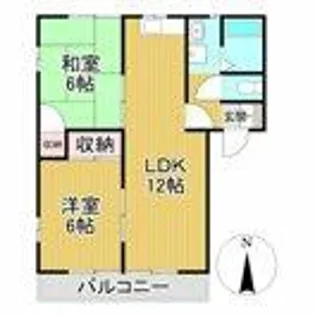 グリフォンガーデン池尻【2階】の間取り