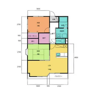 グランド・ステージ桜華【106号室】の間取り