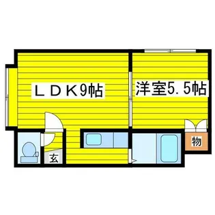 カーサフェリオ【2階】の間取り