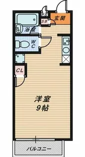 グリンピース【1階】の間取り