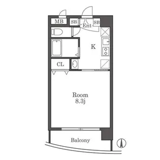 カリタス21【302号室】の間取り