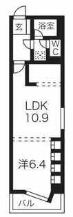 レインボー第2金山【6階】の間取り