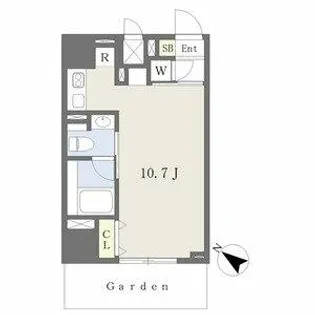 Comfort山王【1階】の間取り