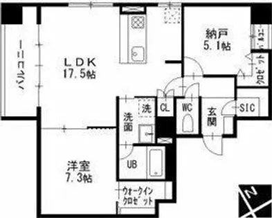 エルミタージュ新栄【10階】の間取り
