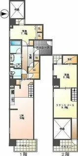 M’s Ark Hisaya-odori【13階】の間取り