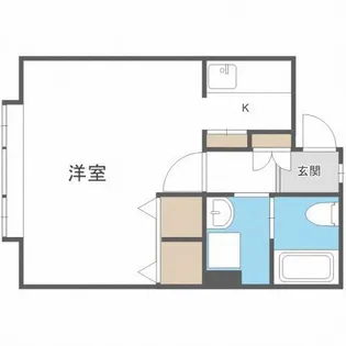 コート・インディゴ【102号室】の間取り