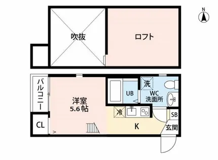 ロワゾブルー七隈【1階】の間取り