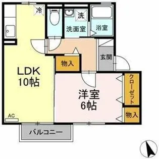 MAISONNETTEアルペンローゼ【202号室】の間取り