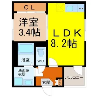Soltercer鳴海【2階】の間取り