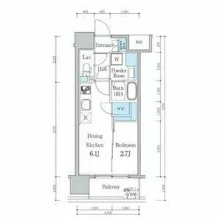 パートナーズ今池【9階】の間取り
