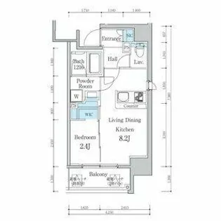 パートナーズ今池【3階】の間取り