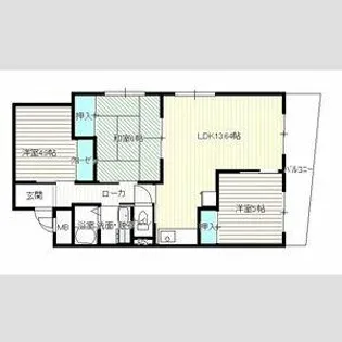 グランドハイツK・I【3階】の間取り