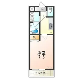 フジパレス 黒土【1階】の間取り