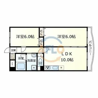 インフィルドハイツ【8階】の間取り