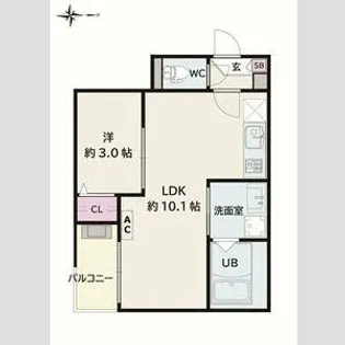 Jack kawamaⅠ【3階】の間取り