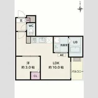 Jack kawamaⅠ【3階】の間取り