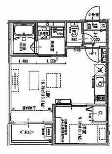 Jack minamijuichibanⅡ【3階】の間取り