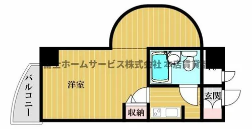 デ・リード住吉公園【2階】の間取り