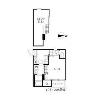 ハーモニーテラス水切町【1階】の間取り
