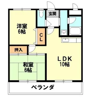 ヴィラ・デ・エステ【405号室】の間取り