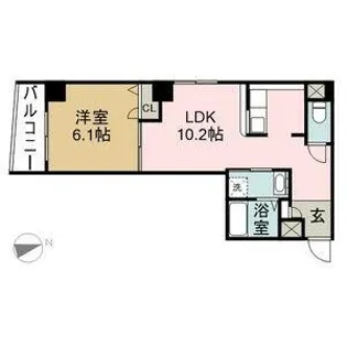 K・ドミール【5階】の間取り