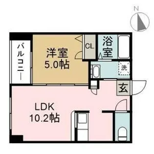 K・ドミール【5階】の間取り