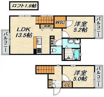 グルーブメゾン8【2階】の間取り