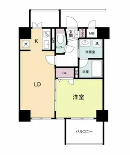 サムティ難波グレイス【8階】の間取り