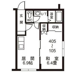 メゾンエール【305号室】の間取り