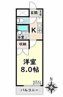 愛知県名古屋市瑞穂区浮島町【マンション】の間取り