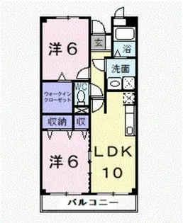 MALIBU GARDEN【1階】の間取り