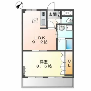 グレース・N【1階】の間取り