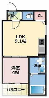 LIX大和田駅前【3階】の間取り