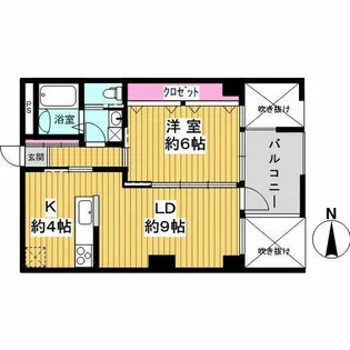 アベビル【3階】の間取り
