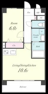 福岡県久留米市松ケ枝町【マンション】の間取り
