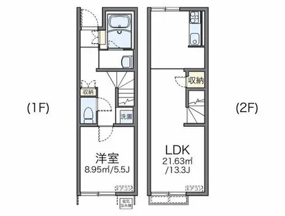 レオネクストルーポ【117号室】の間取り