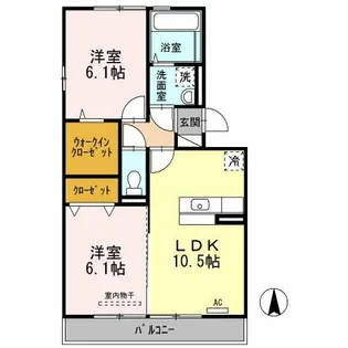 テロワール【2階】の間取り