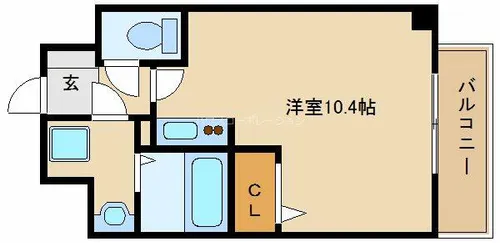 オズレジデンス尼崎【4階】の間取り