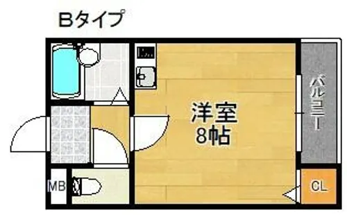 スィー熊取【2階】の間取り