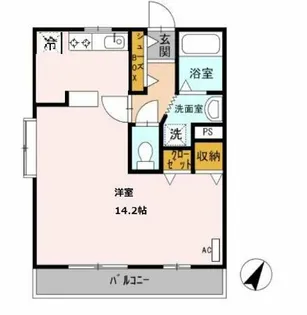 パレ・ロワイヤルⅠ棟【1階】の間取り