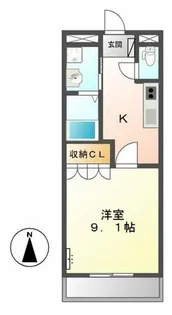 スウィートガーデン【2階】の間取り