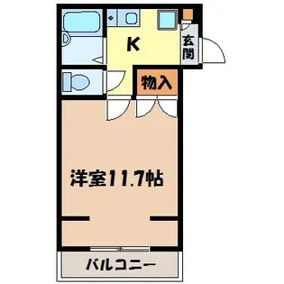ヒルズ山花【1階】の間取り