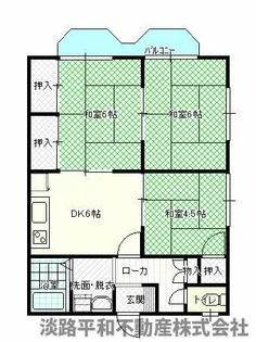 パレーシャル三和【201号室】の間取り