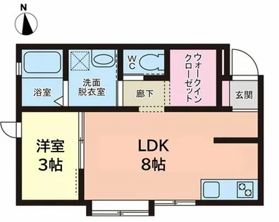 さくらステージ九工大前【1階】の間取り