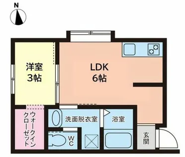 さくらステージ九工大前【1階】の間取り