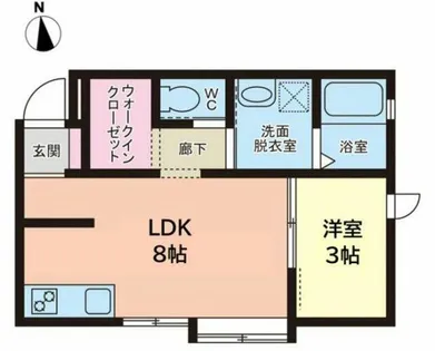 さくらステージ九工大前【2階】の間取り