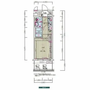大阪府大阪市都島区都島南通1丁目【マンション】の間取り