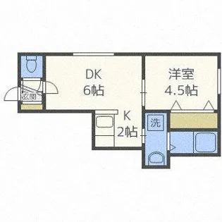 サクシードN33E5【201号室】の間取り